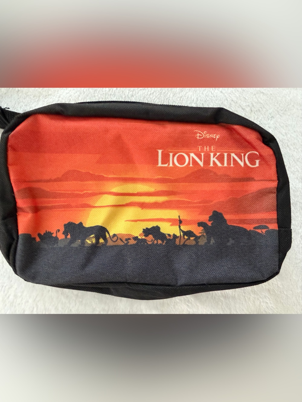 Disney The Lion King Belt Bag - Black and Orange Sunset